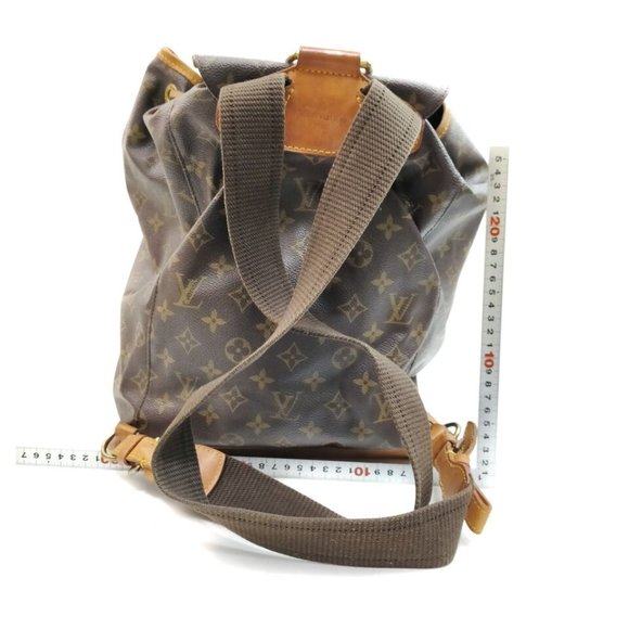 Louis Vuitton Monogram Canvas Backpack in Brown and Tan main image 6